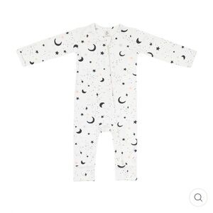 Larkspur Baby Zip Romper in Galaxy